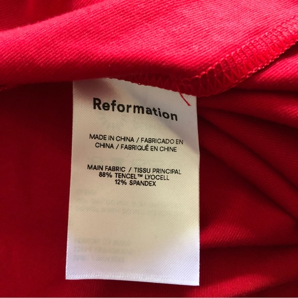 Reformation Rylan Front Twist Midi Skirt - Picture 7 of 8